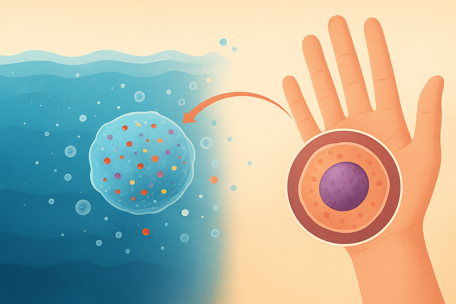 Nanoplastics Can Bypass the Skin — And Bring Hidden Chemicals With Them